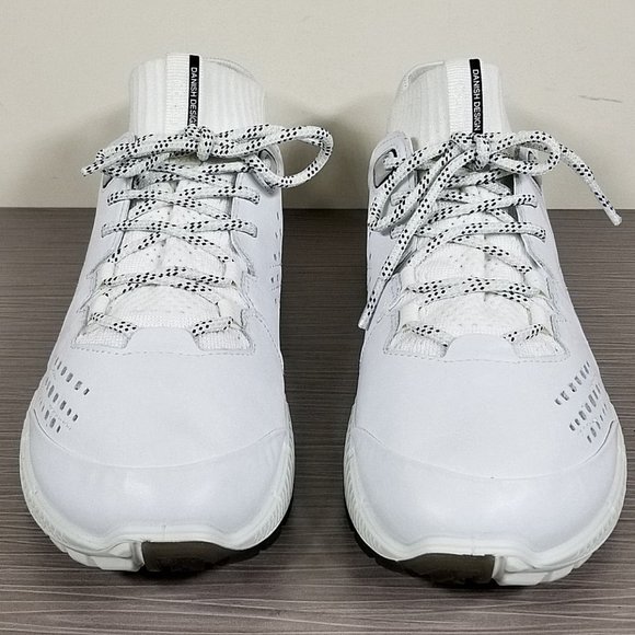 Ecco Intrinsic Mid Cut Sneaker, White/Bright, Womens Size 9-9.5 / 40 - Picture 2 of 11